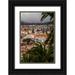 Bibikow Walter 13x18 Black Ornate Wood Framed with Double Matting Museum Art Print Titled - Canary Islands-Tenerife Island-San Cristobal de La Laguna-elevated view of the historical center
