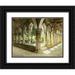 Hansen Josef Theodor 32x25 Black Ornate Wood Framed with Double Matting Museum Art Print Titled - Cefalu Cloisters Sicily