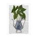 Fab Funky Chinoiserie Vase 4 With Plant Book Print Canvas Art