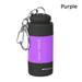 USB Waterproof Lamp Rechargeable Mini Torch Flashlight Pocket Torch LED Light PURPLE