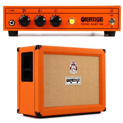 Orange Pedal Baby 100 - 100-watt Class A/B Power Amplifier with 120-watt 2x12 Cabinet