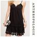 Anthropologie Dresses | Like New! Anthro Hd In Paris Textured Dress, Black, Xs | Color: Black | Size: Xs
