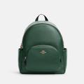 Coach Bags | Court Backpack - Forest + Leather Moisturizer | Color: Green | Size: Os