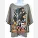 Disney Tops | Disney Star Wars Women's "The Last Jedi" Gray Graphic Rop Size 1x- Large | Color: Black/Gray | Size: 1x