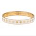 Kate Spade Jewelry | Kate Spade Live Colorfully Spade Bangle | Color: Gold/White | Size: Os