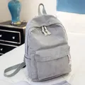 Sac à dos en velours côtelé pour femme sac à dos souple sac à dos solide sac d'école pour fille