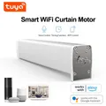 Tuya-Moteur de rideau intelligent WiFi ultra silencieux télécommande électrique sans fil commande