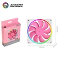 Ventilateur de boîtier ZF-12025-PINK 120mm 5V 3 PIN adressable RGB Ventilateur de refroidissement MB