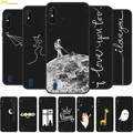 Coque de téléphone en silicone à motif de dessin animé noir étui pour Wiko Y81 Y51 Y50 Y62 Y61