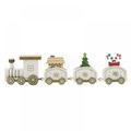 Christmas Painted Wooden Train Christmas Small Wooden Train Decorations Birthday Gift Christmas Gift