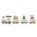 Christmas Painted Wooden Train Christmas Small Wooden Train Decorations Birthday Gift Christmas Gift