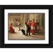 C B D entraygues 18x14 Black Ornate Wood Framed Double Matted Museum Art Print Titled - Choir Children s Games