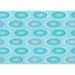 Ahgly Company Machine Washable Indoor Rectangle Transitional Blue Turquoise Green Area Rugs 4 x 6