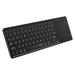 Arealer Wireless Dual-mode Keyboard 2.4G/BT Wireless Connection Ergonomic Design with Touchpad Wide Compatibility