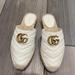 Gucci Shoes | Gucci Mules | Color: White | Size: 5.5