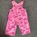 Carhartt Bottoms | Carhartt 6 Months Pink Cotton Overalls Camo Baby 1 Piece !! Pink Camo | Color: Pink/White | Size: 3-6mb
