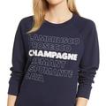 J. Crew Sweaters | J. Crew J.Crew Champagne Sweatshirt- Medium Vguc | Color: Blue | Size: M