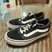 Vans Shoes | Classic Black And White Low Top Vans | Color: Black/White | Size: 6