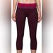 Lululemon Athletica Pants & Jumpsuits | Lululemon Pace Rival Burgundy Crop 21.5" Leggings Women’s 8 | Color: Purple/Red | Size: 8