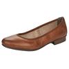 Ballerina RIEKER, Damen, Gr. 41, braun, Leder, elegant, Schuhe, Pumps, Business Schuh in schlichter Eleganz, Topseller