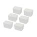 Rebrilliant Plastic Bin Plastic in White | 6.25 H x 7.25 W x 10.25 D in | Wayfair BAD4B0C5C06D4DB58384CA57F4E607EC