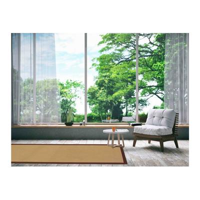 Läufer CARPETFINE "Sisal", braun, B:80cm H:5mm L:500cm, Sisal, Teppiche, mit farbiger Bordüre, Anti Rutsch Rückseite Image