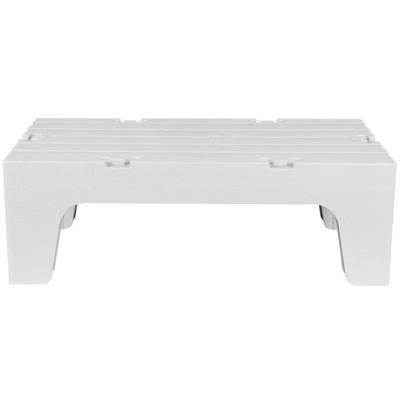 Cambro DRS36480 S-Series 36" x 21" x 12" Solid Top Bow Tie Dunnage Rack - 1500 lb. Capacity
