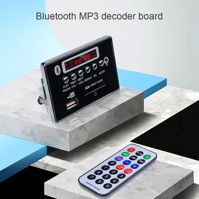 Carte décodeur MP3 mains libres pour voiture sans fil Bluetooth lecteur USB USB radio FM