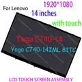 Original 14 "pour Lenovo Yoga C740 14 C740-14IML 81TC LCD écran tactile assemblage ordinateur