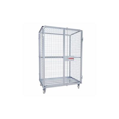 Stahlrollbehälter ADB 1600, 800 x 1200 mm, 5-seitig, 1 ZWB einlegbar, 2 Flügeltüren, RW vernietet, Cr 3 Image