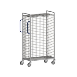 Kommissionierwagen KT 3, 500 x 935 x 1.625 mm, 3-seitig, 1 ZWB fest, Cr 3 Image