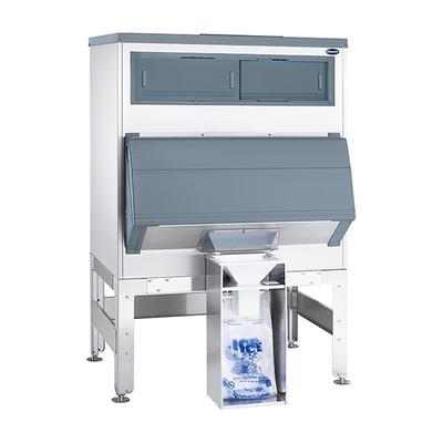 Follett DEV1160SG-56-BG Ice-DevIce Center Mounted Ice Bagging & Dispensing System w/ 1170 lb Bin, Stainless Steel