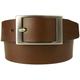 Mens Quality Leather Belt Made in UK, 1 3/8" Wide (35mm) Brown - (BD000435BRW-30-34) S