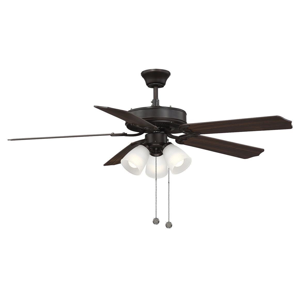 Meridian Lighting 52 Inch Ceiling Fan with Light Kit - M2021ORBRV