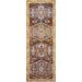 Geometric Heriz Serapi Oriental Runner Rug Handmade Wool Carpet - 2'6" x 8'3"