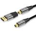 2M MDP with Mini DP to DP Adapter Male to Male Mini DP to Mini DP Cable DisplayPort 1.4 4K@120Hz 8K@60Hz CABLE AND ADAPTER