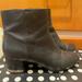 Michael Kors Shoes | Michael Kors Sabrina Bootie Ankle Boot Chain Black Leather 6.5 | Color: Black | Size: 6.5