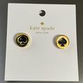 Kate Spade Jewelry | Kate Spade Spot The Spade Collection Black/Gold Studs | Color: Black/Gold | Size: Os