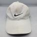 Nike Accessories | Nike Dri-Fit Heritage 86 Adults White Cap Black Swoosh Adjustable Strapback Hat | Color: White | Size: Os