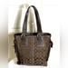 Coach Bags | Coachvintage~Limited Editionsignature Brown Canvas Tote | Color: Brown/Silver | Size: 13”L X 8”W X 10”H