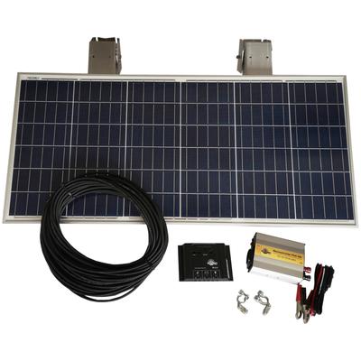 Solarmodul SUNSET "Spar-Stromset 65 W, 230 V", silber (silberfarben), Solarmodule