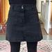 Madewell Skirts | Madewell Black Cotton A-Line Skirt | Color: Black | Size: 00