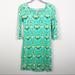Lilly Pulitzer Dresses | Lilly Pulitzer | Silk Love Birds Dress Green Sz 0 | Color: Blue/Green | Size: 0