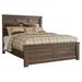 Signature Design by Ashley Juararo Low Profile Standard Bed Wood in Brown | 54 H x 63 W x 86 D in | Wayfair B251B6