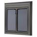 Uniflame Cabinet Style Steel Fireplace Door Steel in Gray | 30.04 H x 37.52 W x 1.81 D in | Wayfair UFPDS1102GUN