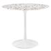 Lippa Round Terrazzo Dining Table by Modway Metal in White | 29.5 H x 35.5 W x 35.5 D in | Wayfair EEI-5713-WHI-WHI