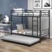 Isabelle & Max™ Weese Twin Beds Metal in Black | 65.3 H x 41.4 W x 78.1 D in | Wayfair BFBC02ED461647CE9F2007E1FE1983EF