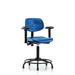 Inbox Zero Kidata Task Chair, Steel in Blue/Brown/Gray | 31.5 H x 27 W x 25 D in | Wayfair 636413A2155B48C98EFC980B75CD994A