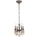 Lillie 4 Lt Pewter Pendant Golden Teak