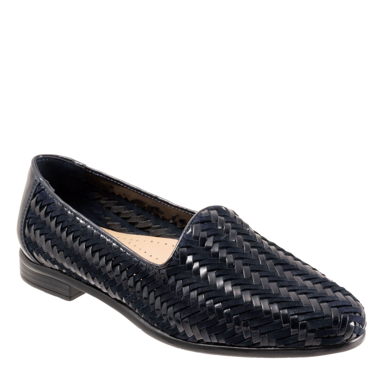 Trotters Liz III - Womens 7.5 Navy Slip On N